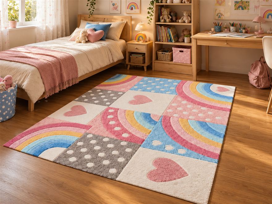 Alfombra decorativa modelo NINA - línea Niños